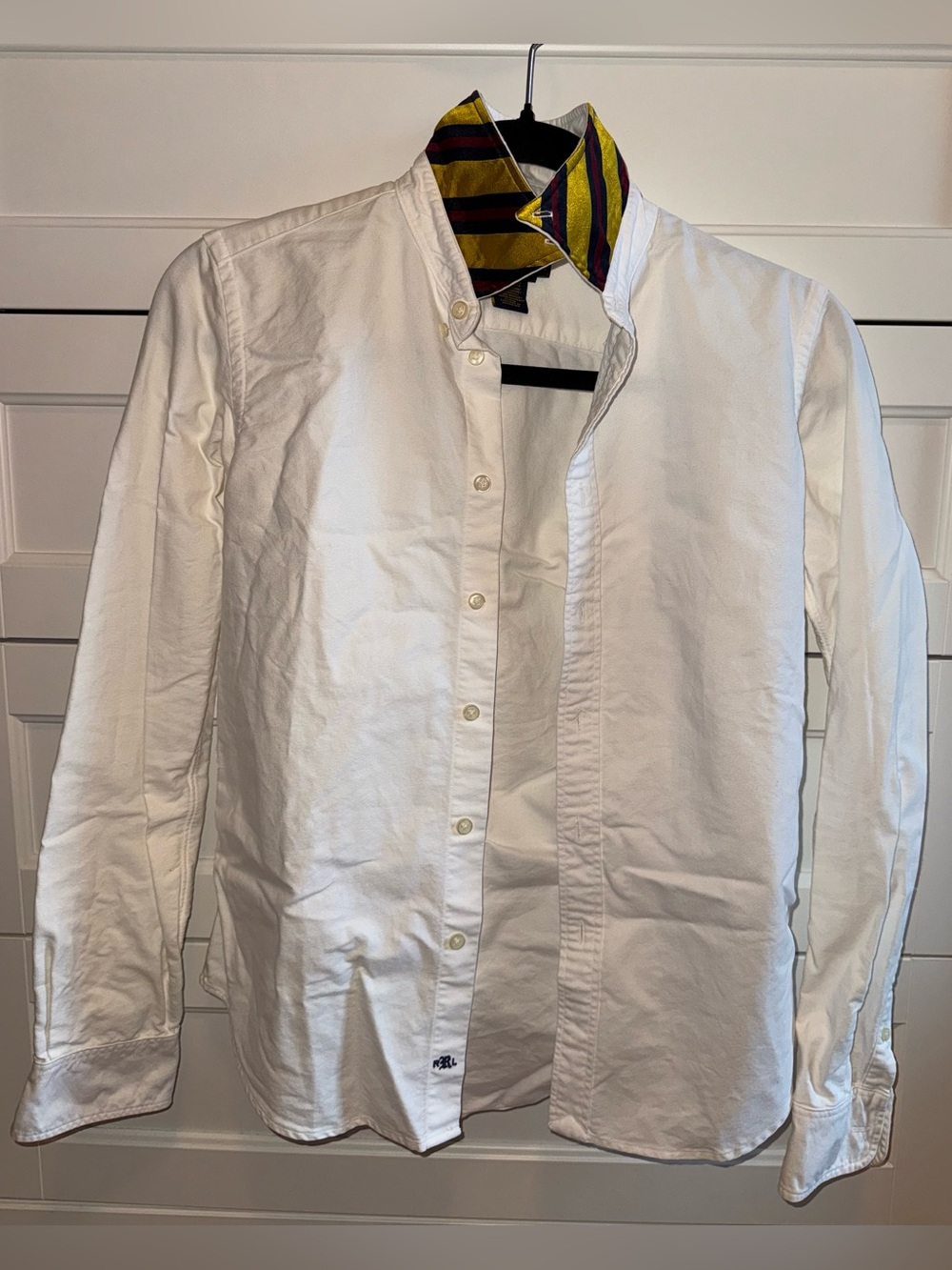 Ralph Lauren Rugby Classic White Women's Button Up Shirt Y2K Vintage Rare Size 0
